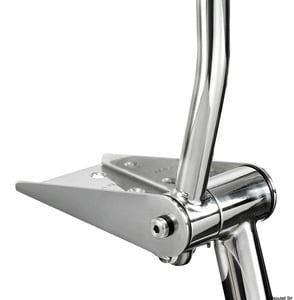 EasyUp Telescopic ladder with handles for installation above the bathing platform