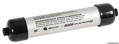 Deodorsan carbon filter for black water vents