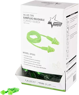 Pioneer Volume - Reusable Corded Earplugs