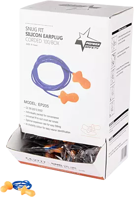 Pioneer Volume - Corded Silicone Reusable Earplug