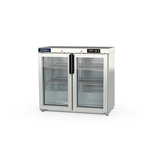 Contrabarra Refrigerada 2 Puertas de Cristal