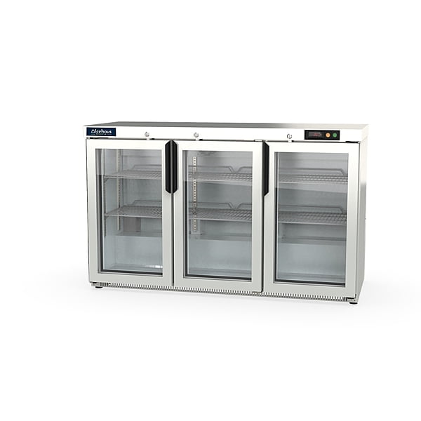 Contrabarra Refrigerada 3 Puertas de Cristal