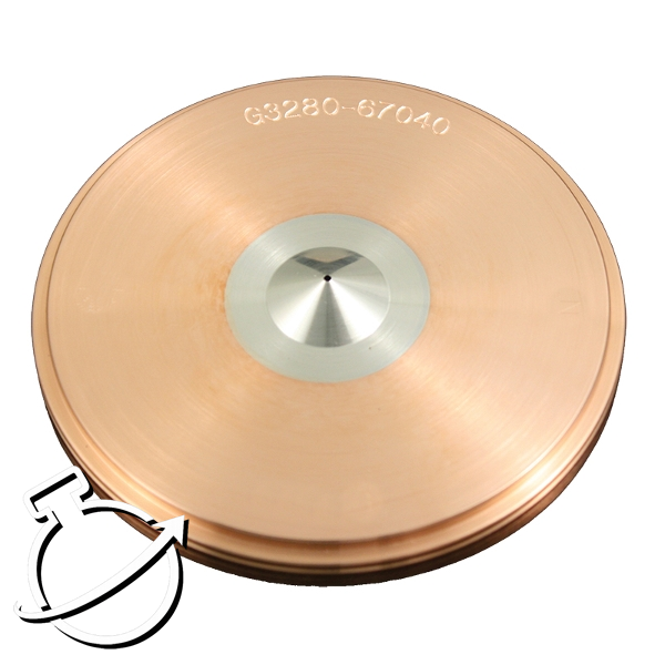 Nickel (Ni) sampling cone with Copper (Cu) base (standard for Agilent 7700x)