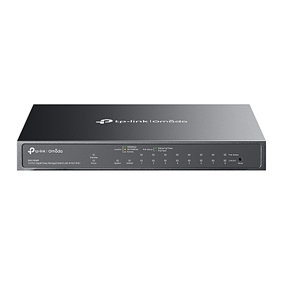 TP-Link Omada 10-Port Gigabit Easy Managed Switch with 8-Port PoE+ TP-Link Omada 10-Port Gigabit Easy Managed Switch with 8-Port PoE+