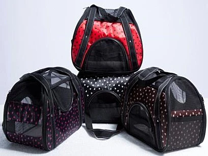 Stylish Polka Dot Pet Carrier Bag