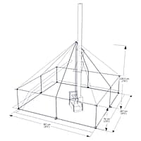 Esker Classic 10x10 Winter Tent Esker Classic 10x10 Winter Tent
