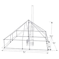 Esker Classic 12x12 Winter Tent Esker Classic 12x12 Winter Tent