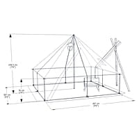 Esker Classic 2 10x10 Winter Tent Esker Classic 2 10x10 Winter Tent
