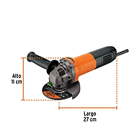 ESMA-4-1/2A9 Esmeriladora angular 4-1/2', profesional, 800 W Truper