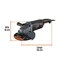 ESMA-9N2 Esmeriladora Angular 9Pulg, Industrial, 2300W Truper