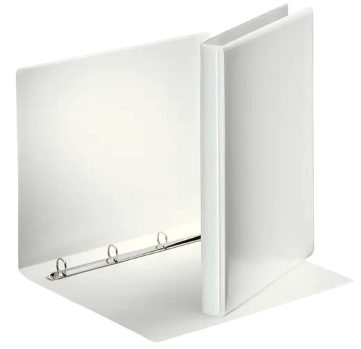 ESSELTE 49700 16MM 4 RING PRESENTATION BINDER,SPINE WIDTH:30MM, WHITE