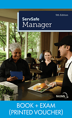 ServSafe Manager Book & Exam Voucher, 9th Ed