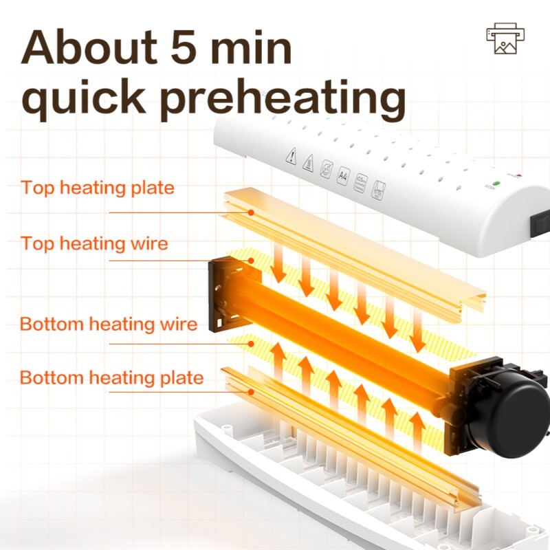 DELI ET106 A4 LAMINATOR