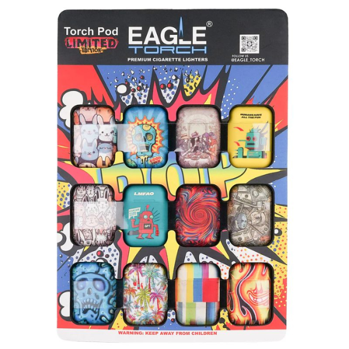 Eagle Torch Pod Display - 24ct