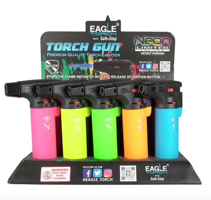Eagle Torch® - Neon Soft Touch Torch - 15CT