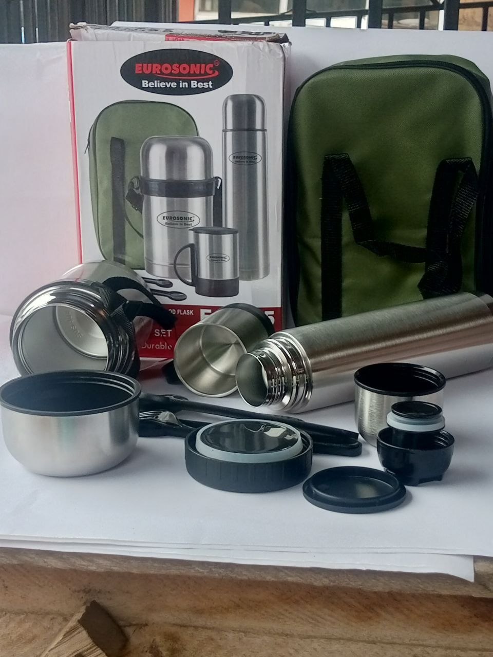 EUROSONIC 3IN1 GIFT PACK FOOD FLASK+WATER FLASK+MUG
