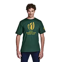 160g Single Jersey RWC 2023 Tee Gold Trophy Print Mens