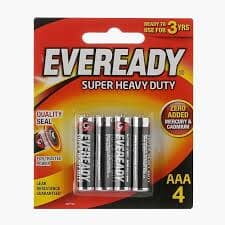 EVEREADY BATTERY TRIPPLE AAA