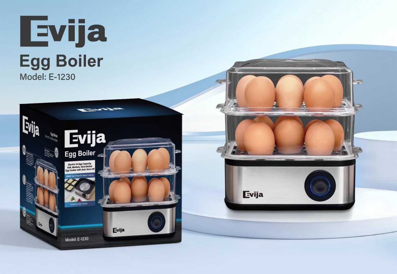 EVIJA DOUBLE LAYERS EGG BOILER