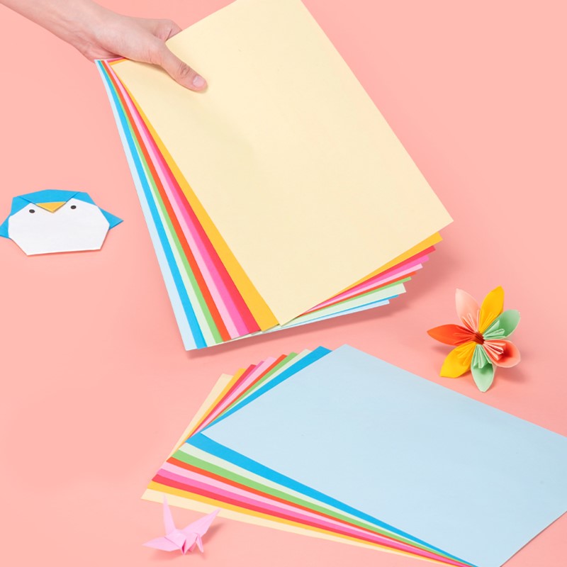 DELI GENIUS EY017 LUMINIOUS/ORIGAMI A4-100PG 10CLR