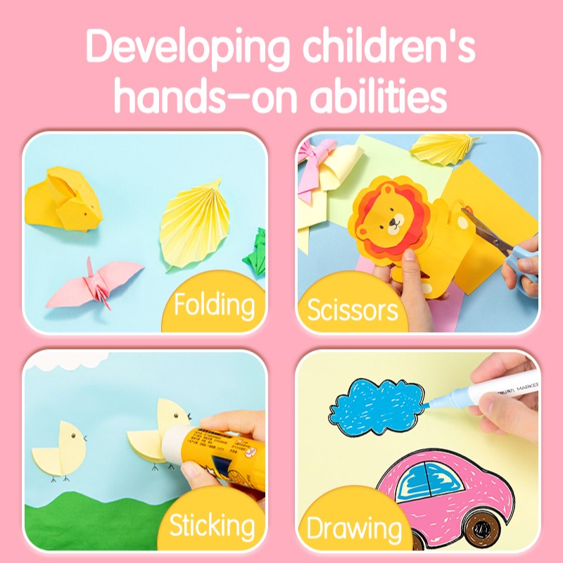 DELI GENIUS EY017 LUMINIOUS/ORIGAMI A4-100PG 10CLR