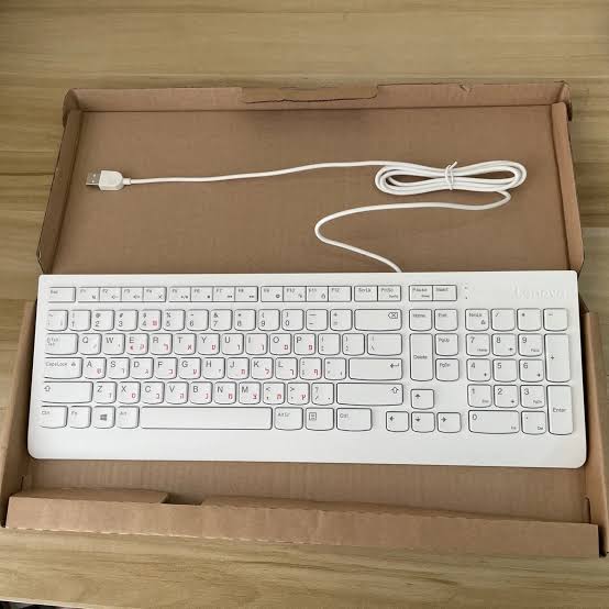 Lenovo Wireless Keyboard for comfortable typing experience.