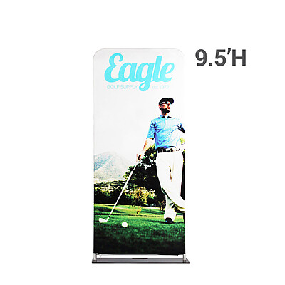 Tension Fabric Banner Stand 48"x9.5'
