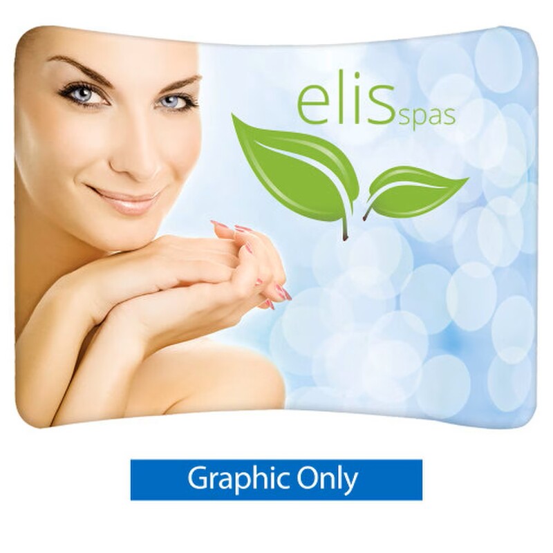 10ft Curved Tension Fabric Backdrop Replacement Graphic 10ft Curved Tension Fabric Backdrop Replacement Graphic