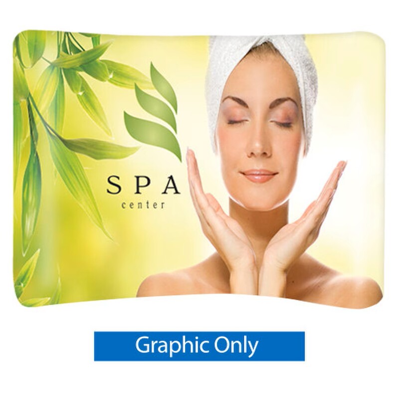 8ft Curved Tension Fabric Backdrop Replacement Graphic 8ft Curved Tension Fabric Backdrop Replacement Graphic