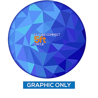 5ft Circle Double Side Print Replacement Graphic
