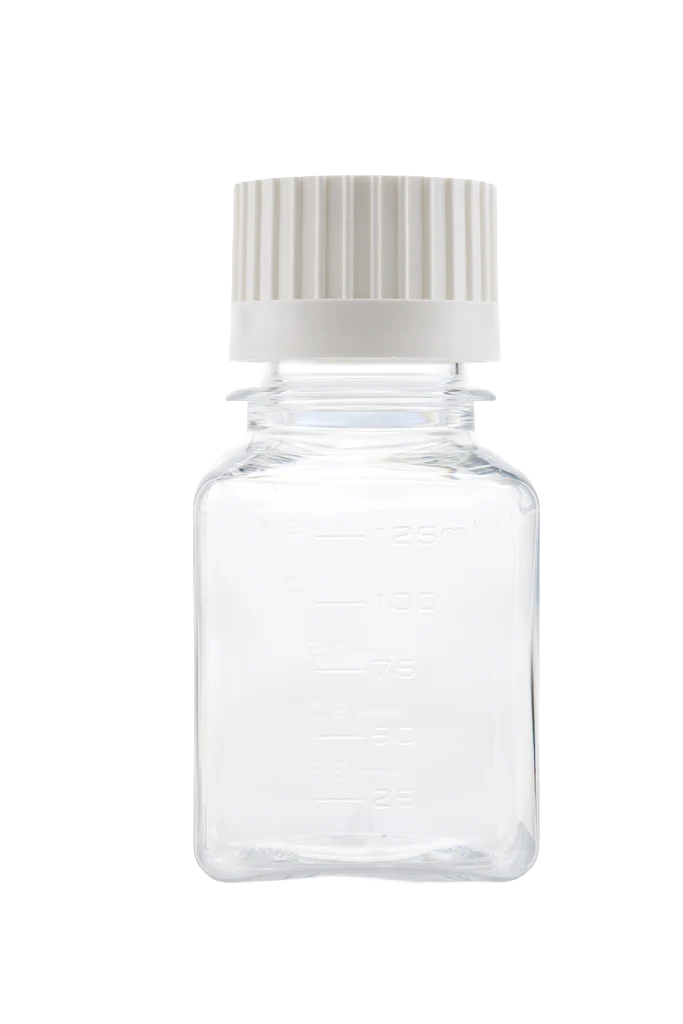 EZBio Media Bottle 125mL PETG 38-430 Closed VersaCap