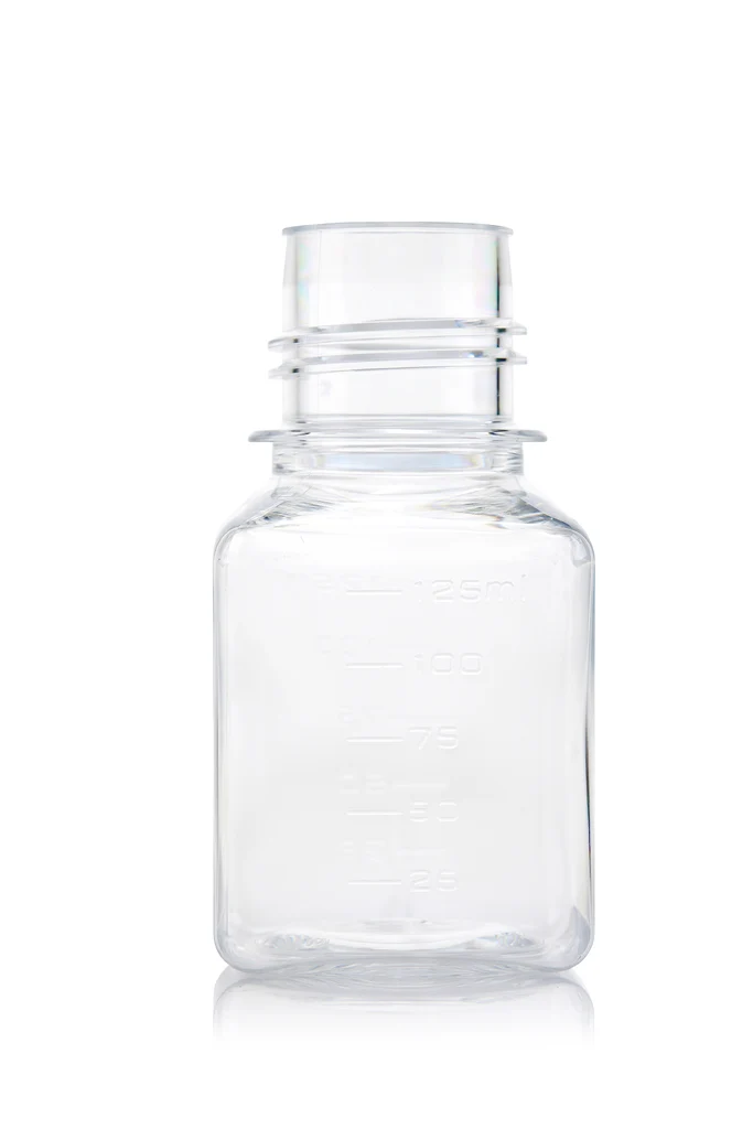 EZBio Media Bottle 125mL PETG 38-430 Neck No Cap
