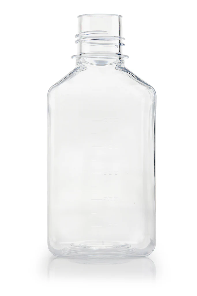 EZBio Media Bottle 500mL PETG 38-430 Neck No Cap