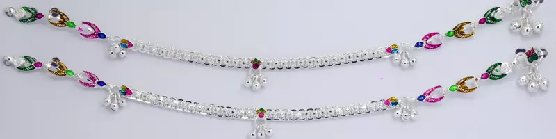 Easy Clasp Silver Anklets
