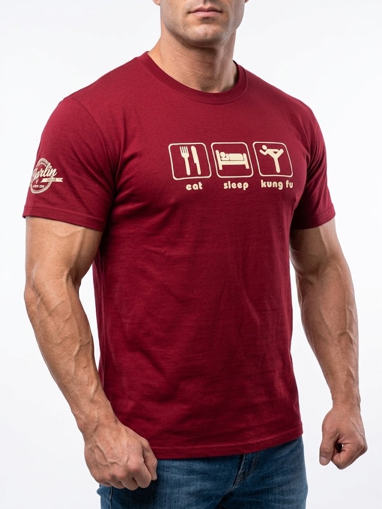 Playera Eat, Sleep, Kung Fu