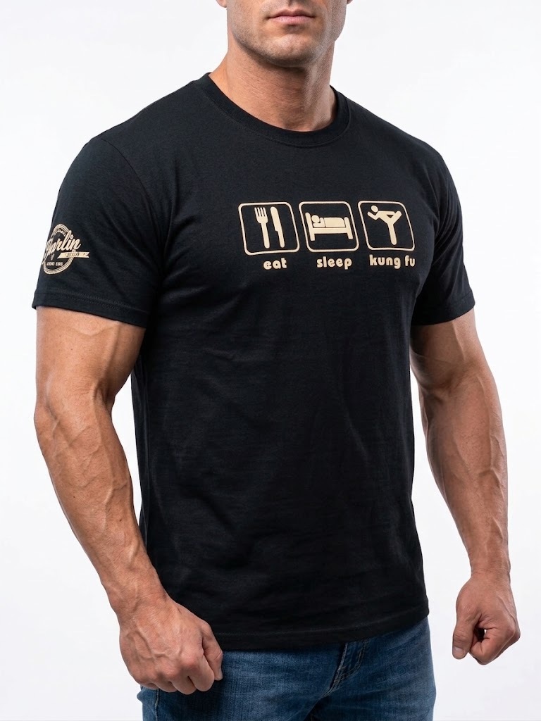 Playera Eat, Sleep, Kung Fu