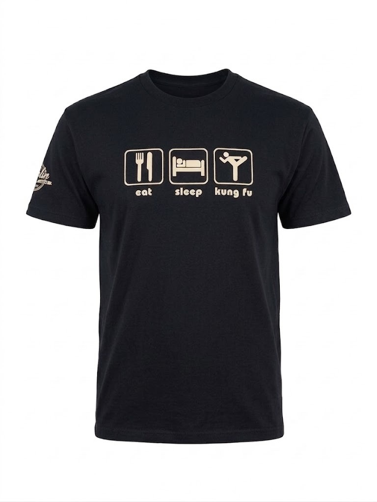 Playera Eat, Sleep, Kung Fu