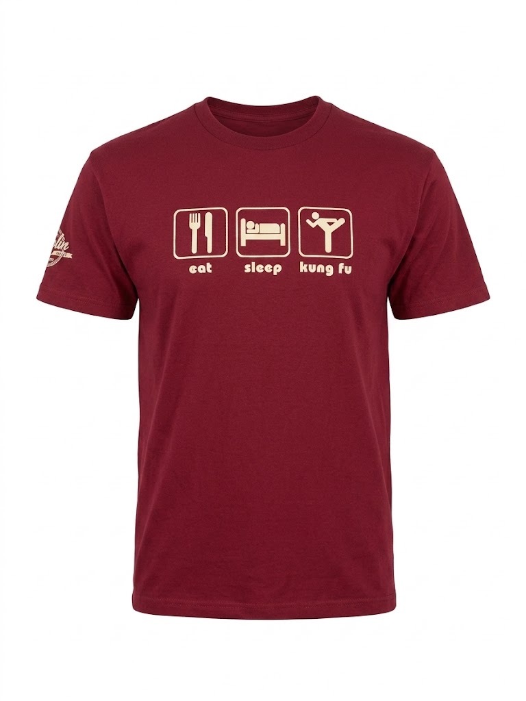 Playera Eat, Sleep, Kung Fu