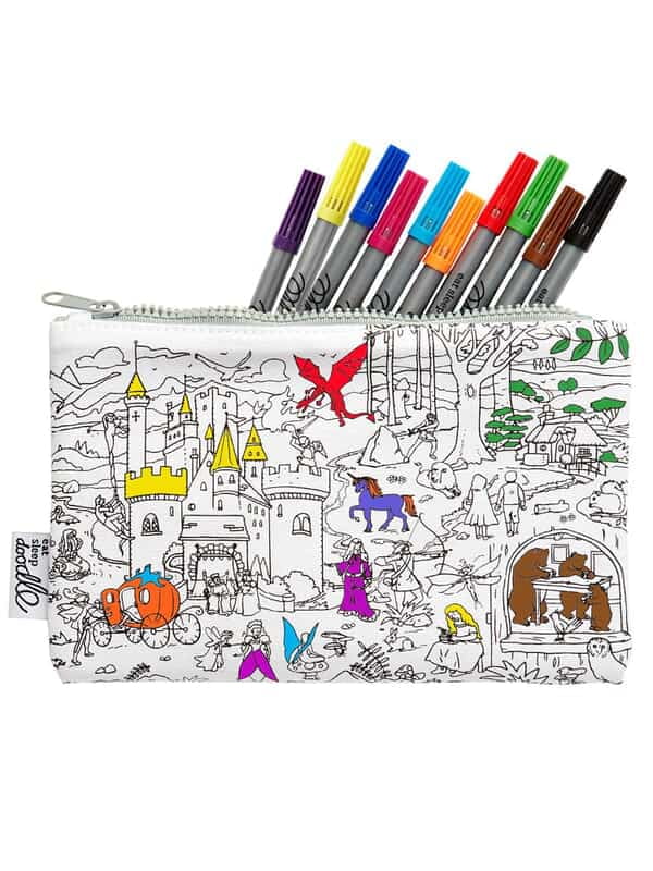 EatSleepDoodle Fairytales & Legends Pencilcase - Colour-In & Learn