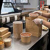 Eco-Island Soup Bowl 44oz (1300ml) Kraft Paper 6/50