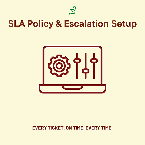 Zoho Desk: SLA Policy & Escalation Setup