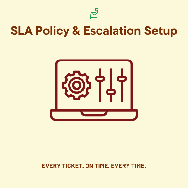 Zoho Desk: SLA Policy & Escalation Setup