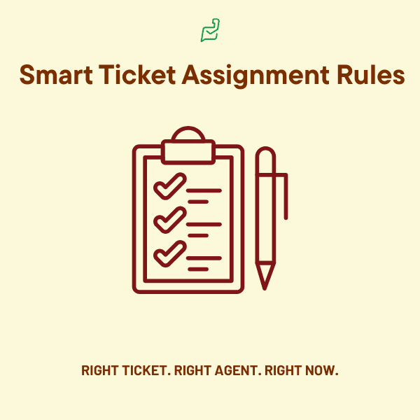 Zoho Desk: Smart Ticket Assignment Rules
