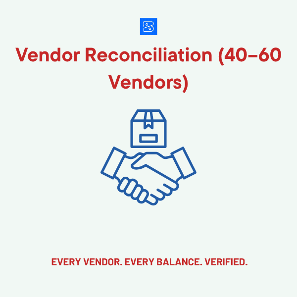 Zoho Books: Vendor Reconciliation (40–60 Vendors)