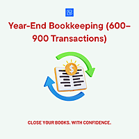 Zoho Books: Year-End Bookkeeping (600–900 Transactions)