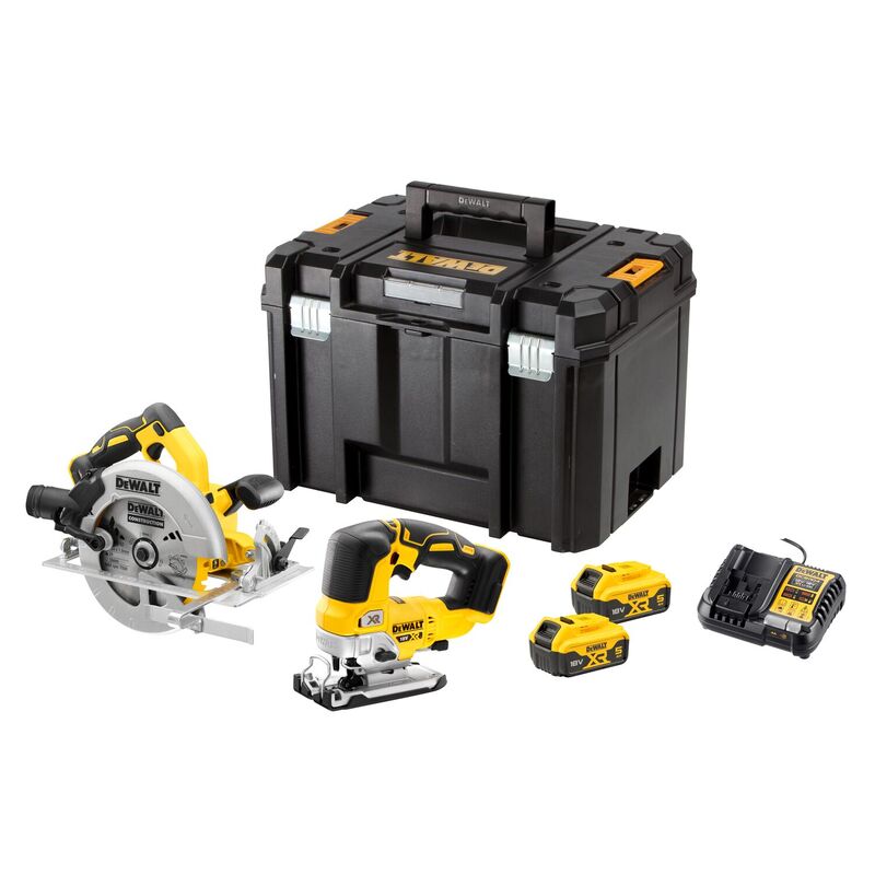 DCK201P2T 18V XR Brushless Twin Kit - 2 X 5Ah