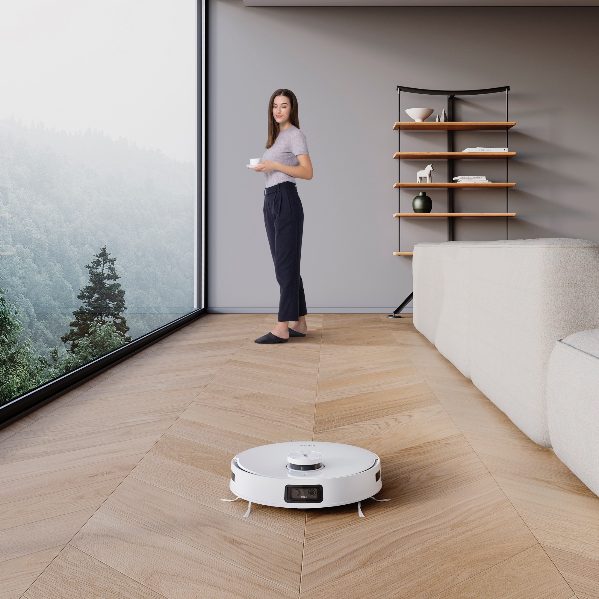 Ecovacs DEEBOT T10 Robot Vacuum Cleaner - 3000Pa, 260min Runtime‚ AI Avoidance