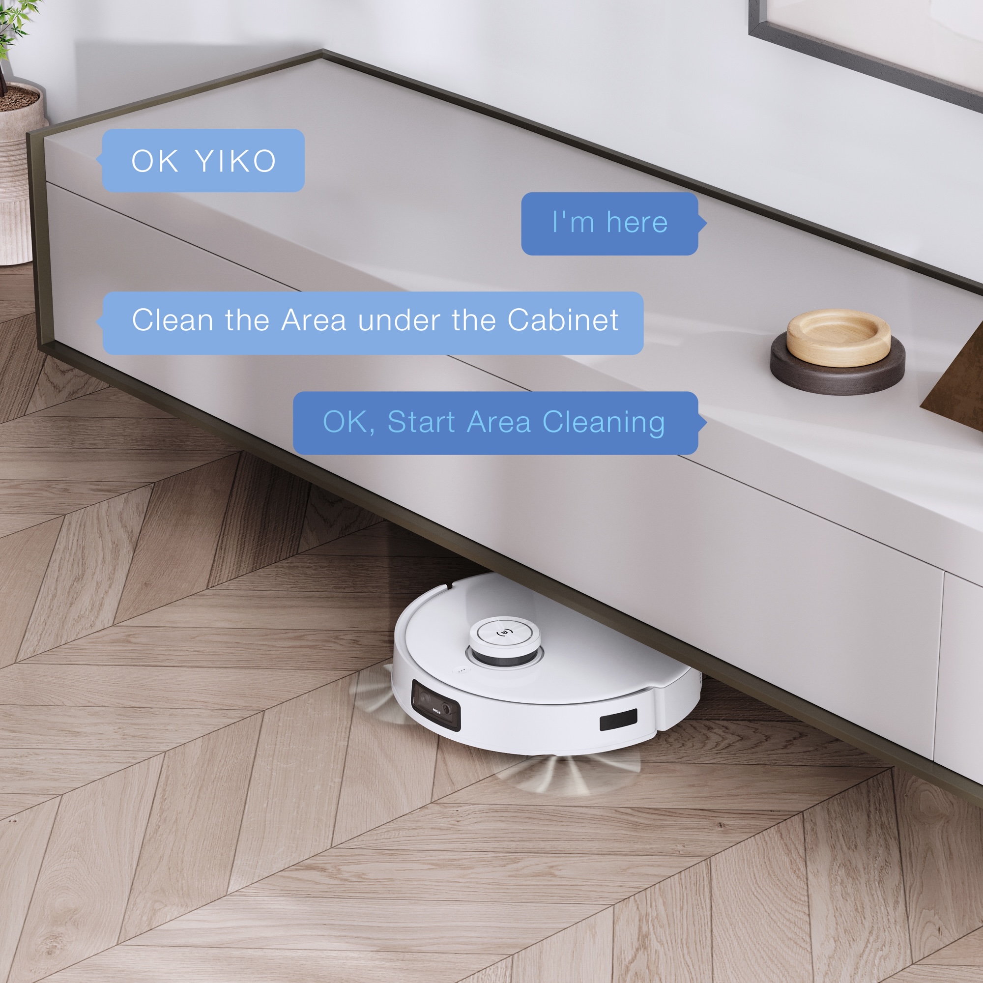Ecovacs DEEBOT T10 Robot Vacuum Cleaner - 3000Pa, 260min Runtime‚ AI Avoidance