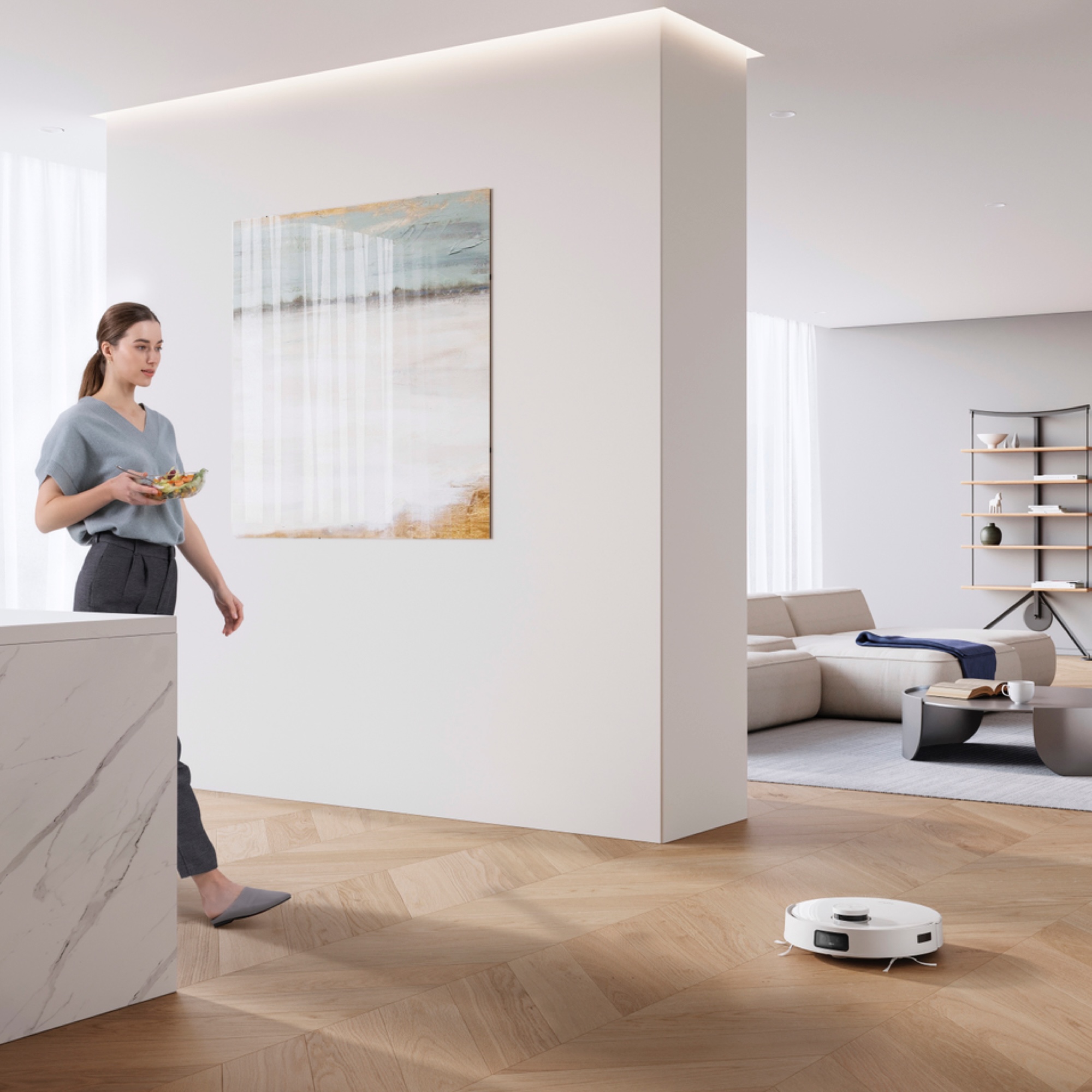 Ecovacs DEEBOT T10 Robot Vacuum Cleaner - 3000Pa, 260min Runtime‚ AI Avoidance