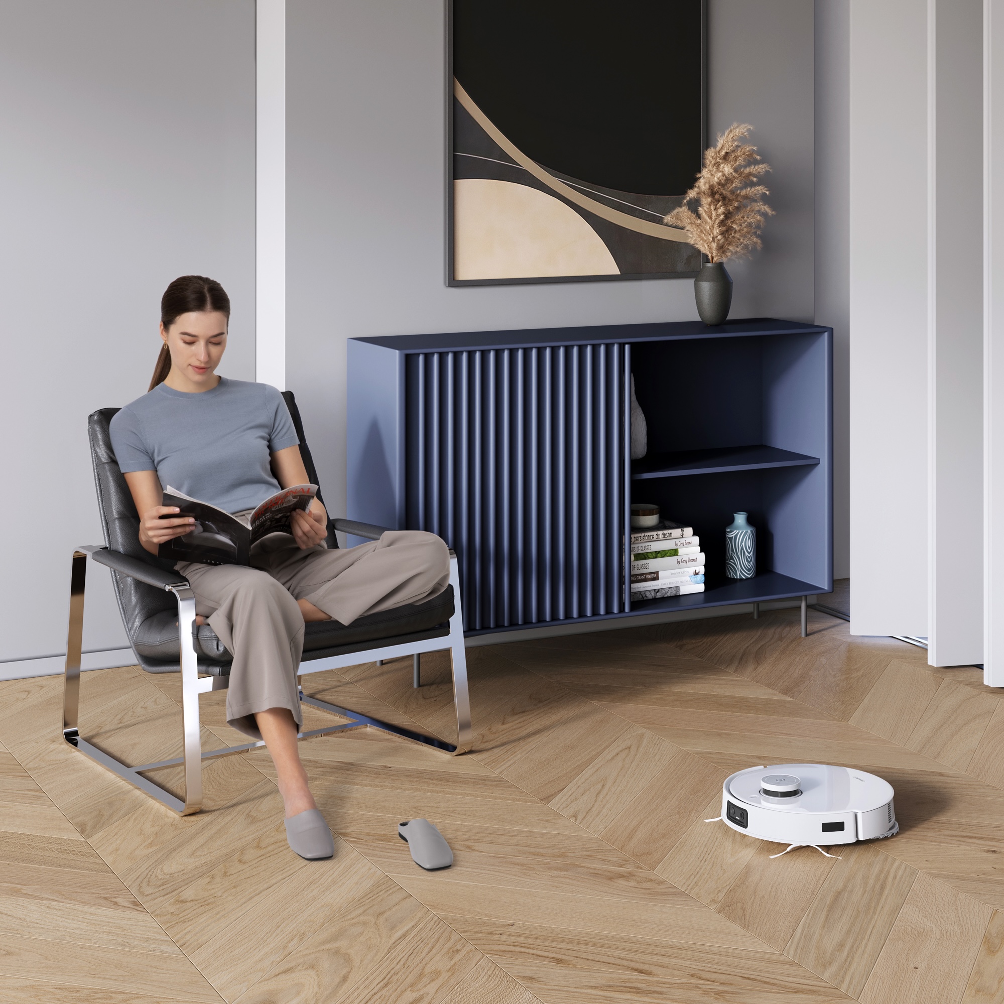 Ecovacs DEEBOT T10 Robot Vacuum Cleaner - 3000Pa, 260min Runtime‚ AI Avoidance